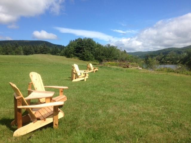 Cajun Cedar Log Cottages Margaree Forks Exterior photo